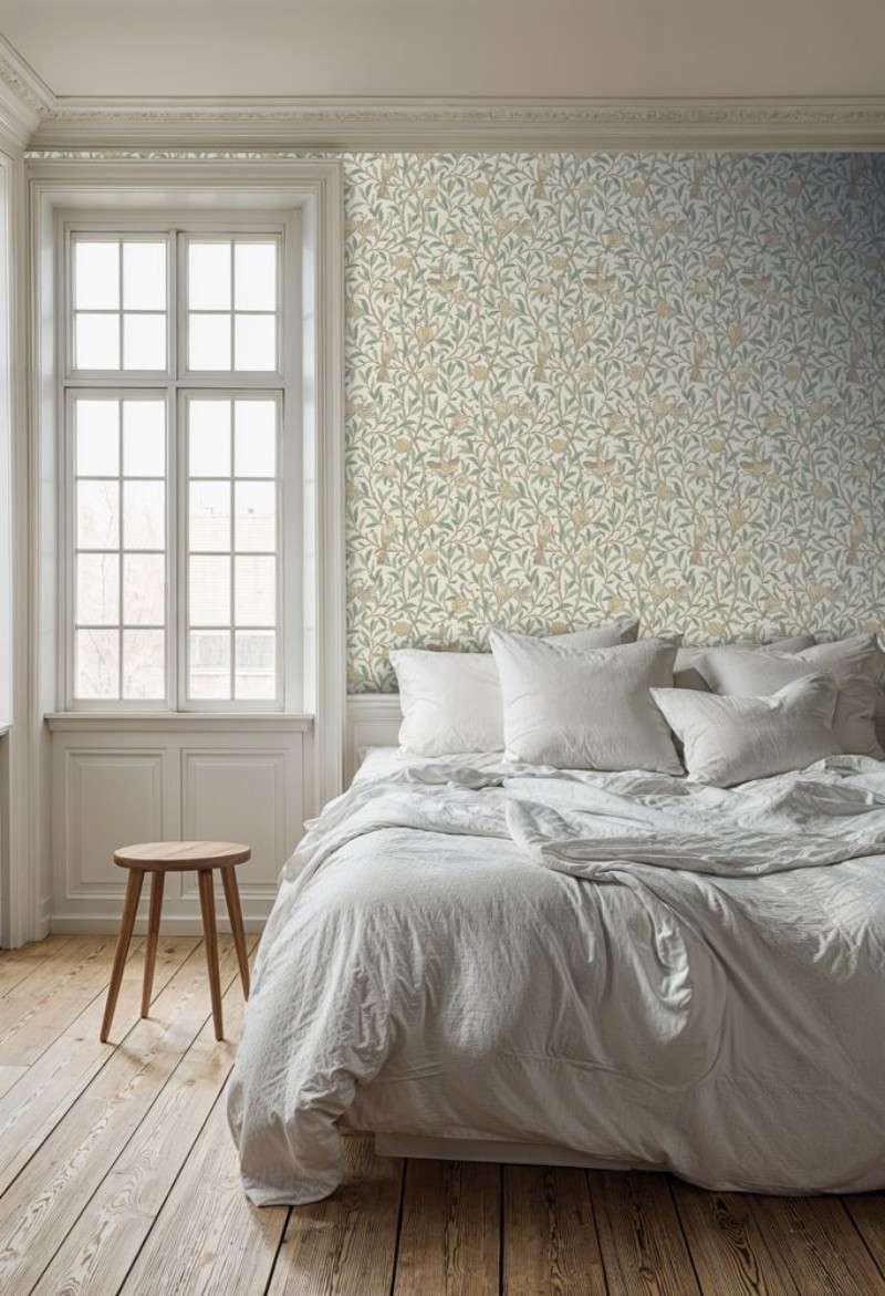 Afbeeldingen van Bird and pomegranate Privet - MOX0138-02